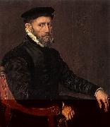 MOR VAN DASHORST, Anthonis Portrait of a Goldsmith G oil painting artist